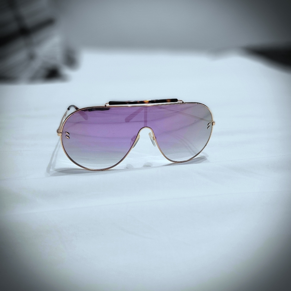 Stella McCartney Purple Aviators w/Case - Picture 4 of 9